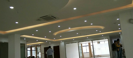 南寧裝修公司-韻達辦公室驗收過程