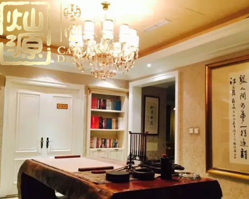 會(huì)所裝修——書(shū)房效果