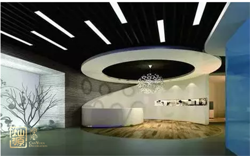 南寧裝修公司辦公室前臺圖 南寧裝修公司辦公室前臺圖