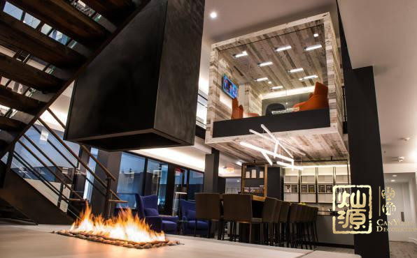 大自然融入辦公室風格