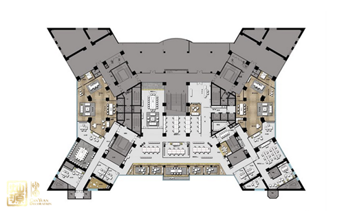 創(chuàng)意辦公室設(shè)計(jì)-平面圖 創(chuàng)意辦公室設(shè)計(jì)-平面圖