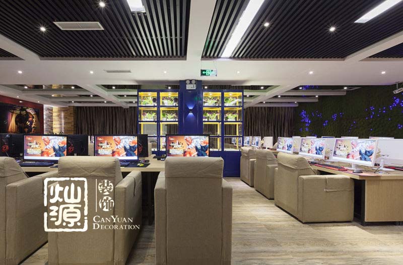 南寧裝修公司網(wǎng)咖裝修效果圖 南寧裝修公司網(wǎng)咖裝修效果圖