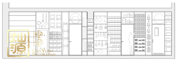 烹飪學(xué)校教室設(shè)計方案立面圖