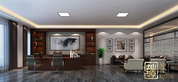 南寧高新區(qū)辦公室按需設計 現(xiàn)代農業(yè)辦公室裝修效果圖