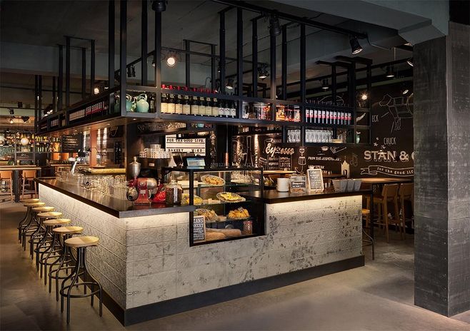 酒店吧臺設(shè)計(jì)圖片-燦源