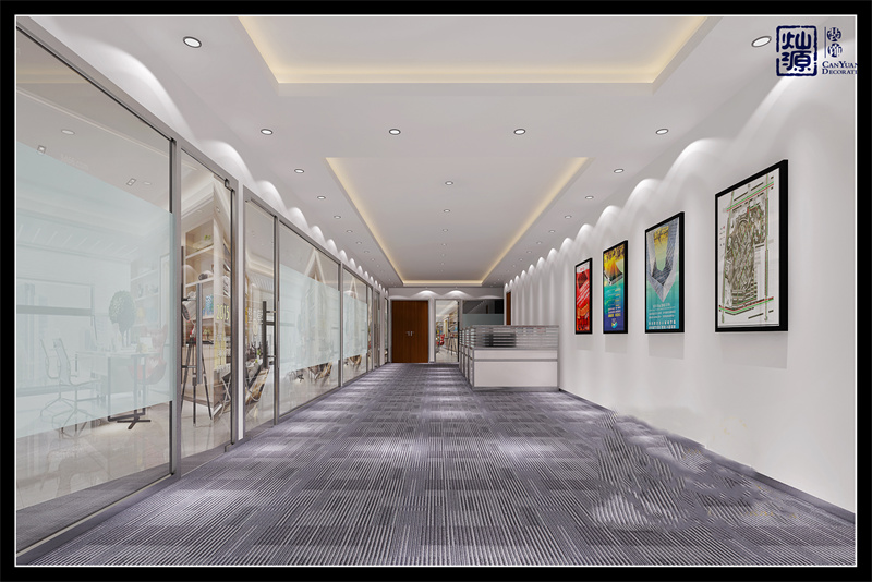 辦公室裝修效果圖之走廊 辦公室裝修效果圖之走廊